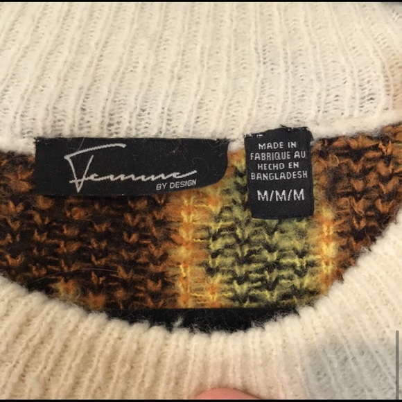 Femme by design leopard print colorblock sweater - Picture 6 of 8